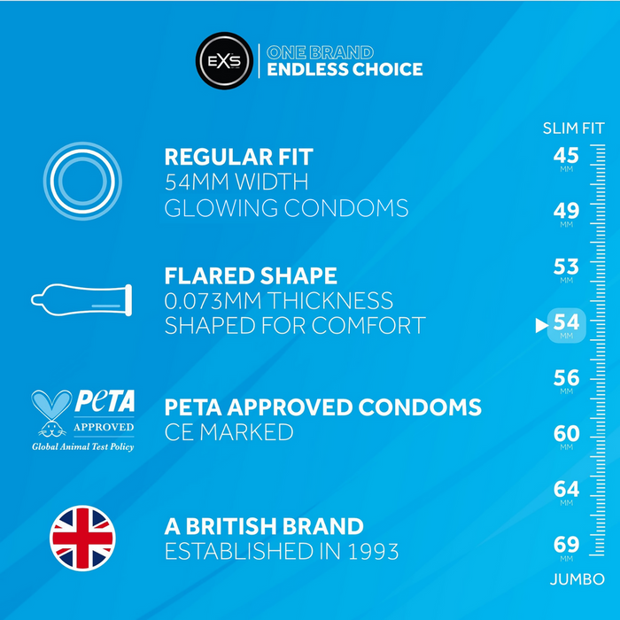 EXS Glowing Kondome 100 Stück