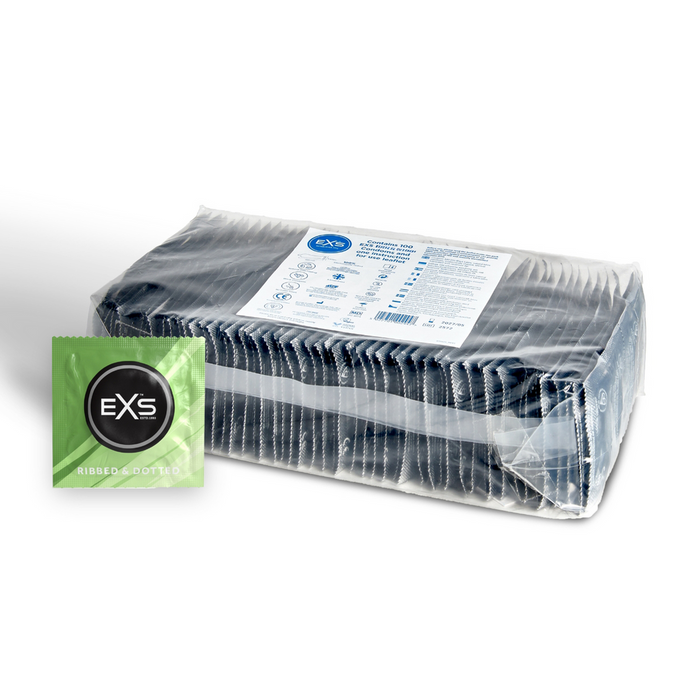 EXS Ribbed & Dotted Kondome 100 Stck Erovibes.de EXS Ribbed & Dotted Kondome 100 Stck Erovibes.de