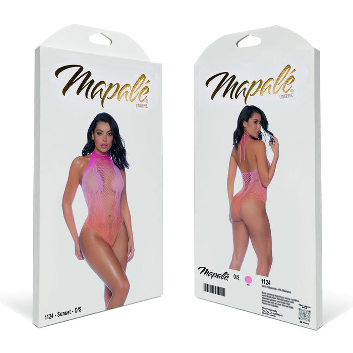 Mapalé Ombre-Body Mit Blumen In Sunset