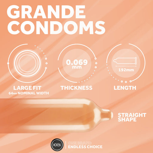 EXS Grande Extra Breite Kondome 64 mm 100 Stück