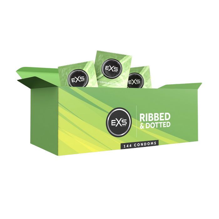 EXS Ribbed & Dotted Kondome 144 Stück