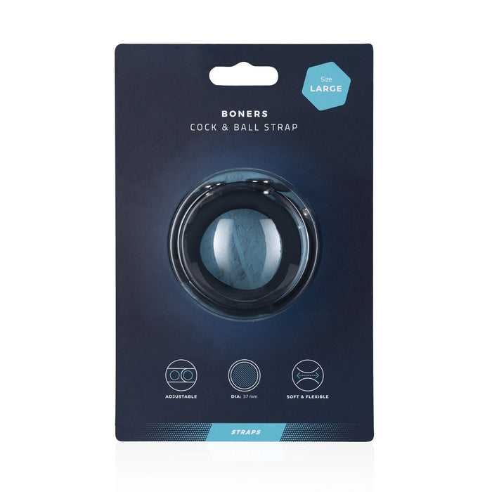 Boners Verstellbarer Cock & Ball Strap – Groß