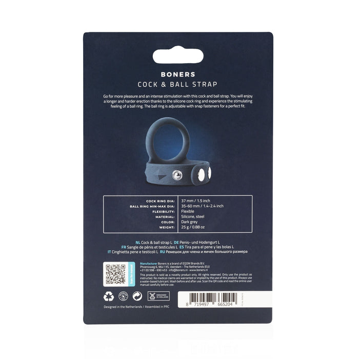 Boners Verstellbarer Cock & Ball Strap – Groß