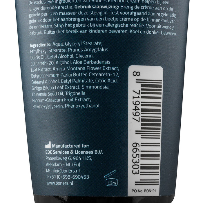 Boners Erektionscreme Mit Ginkgo Biloba 100 ml