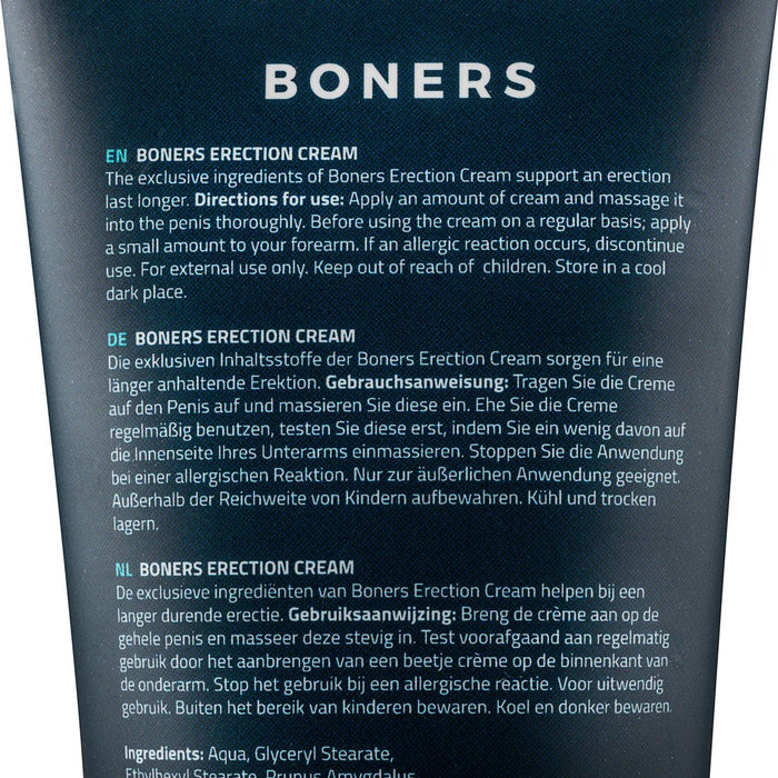Boners Erektionscreme Mit Ginkgo Biloba 100 ml