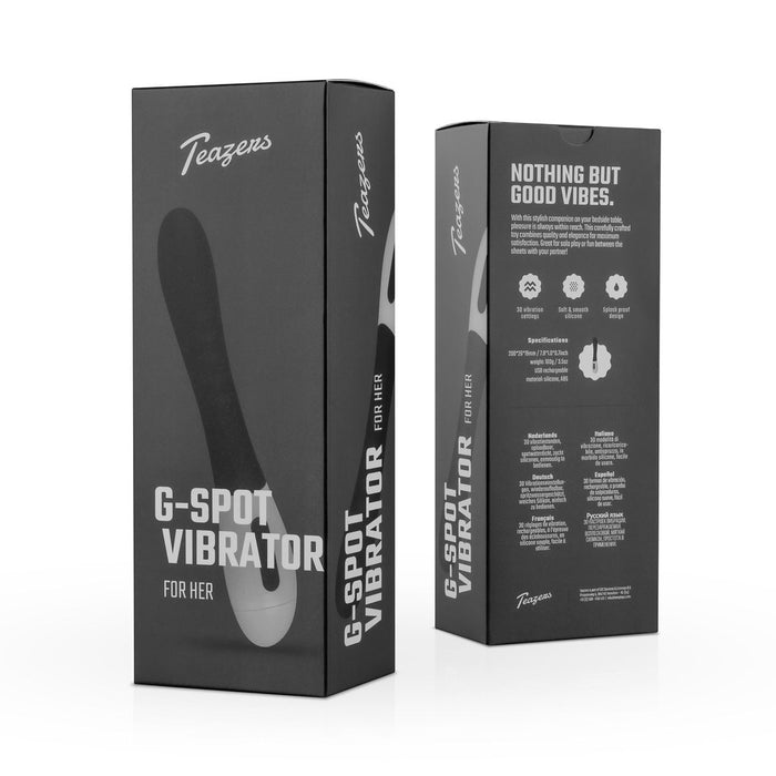 Teazers G-Punkt Vibrator Schwarz 20 cm
