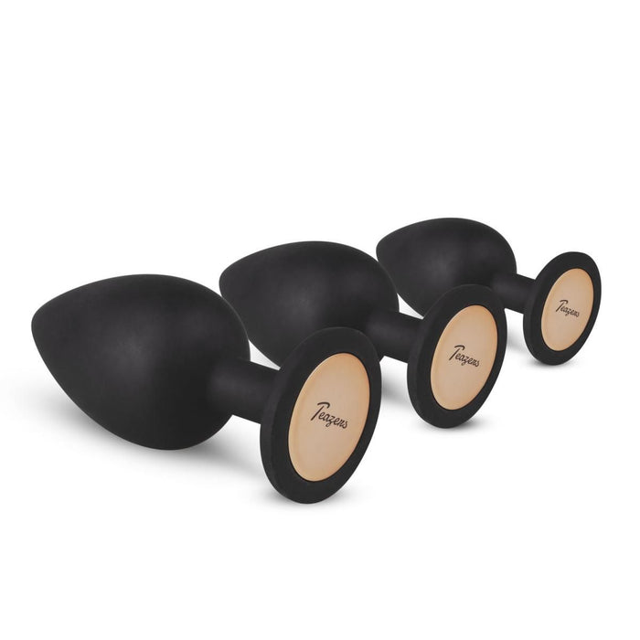 Teazers Analplug-Set Schwarz