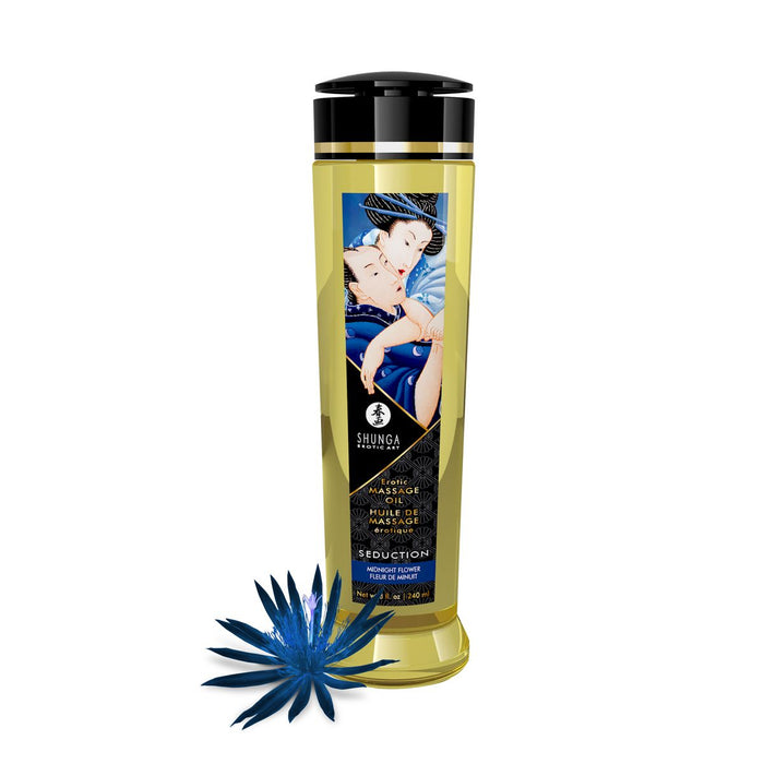 Shunga Massageöl Seduction Midnight Flower 240 ml