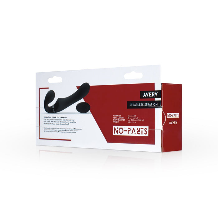 No-Parts Avery Strap-on-Vibrator Ohne Geschirr 22 cm