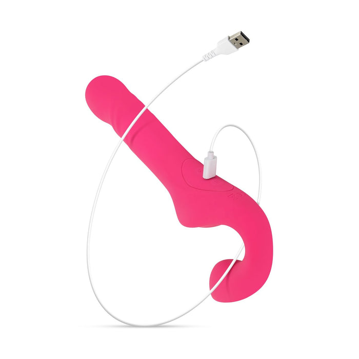 Teazers Bandloser Strapon-Vibrator 24 cm