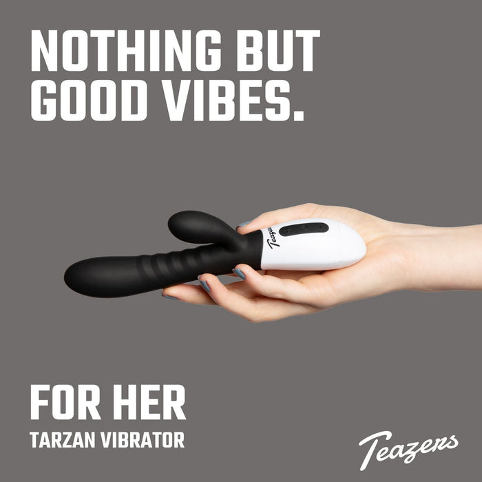 Teazers Tarzan Vibrator Schwarz 20 cm