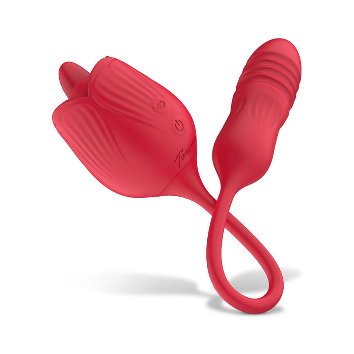 Teazers Stoßender Vibrator Mit Klitorisstimulator