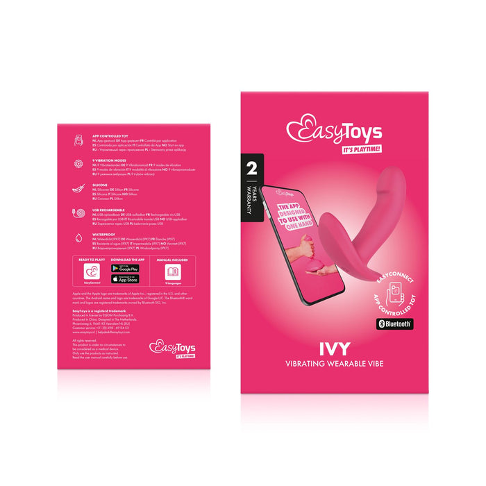 EasyToys Ivy Tragbare Vibrator Mit App 12 cm