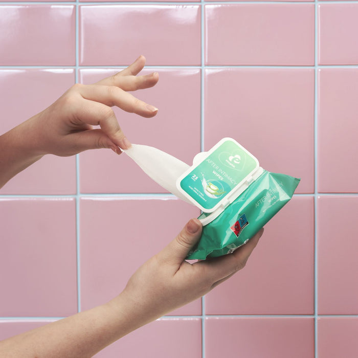 EasyGlide Erfrischende Intimtücher Nach Dem Sex 25 Stück