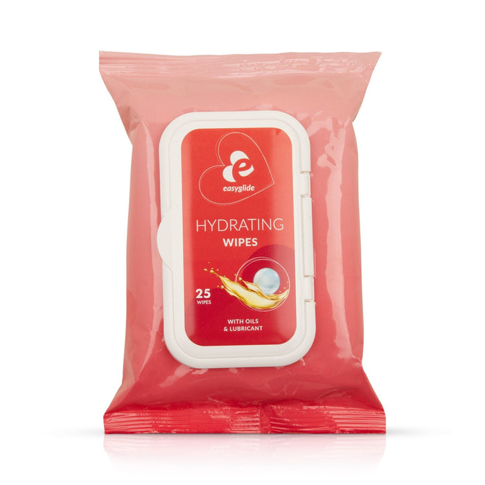 EasyGlide Feuchtigkeitsspendende Intimtücher Mit Gleitgel Und Ölen 25 Stück