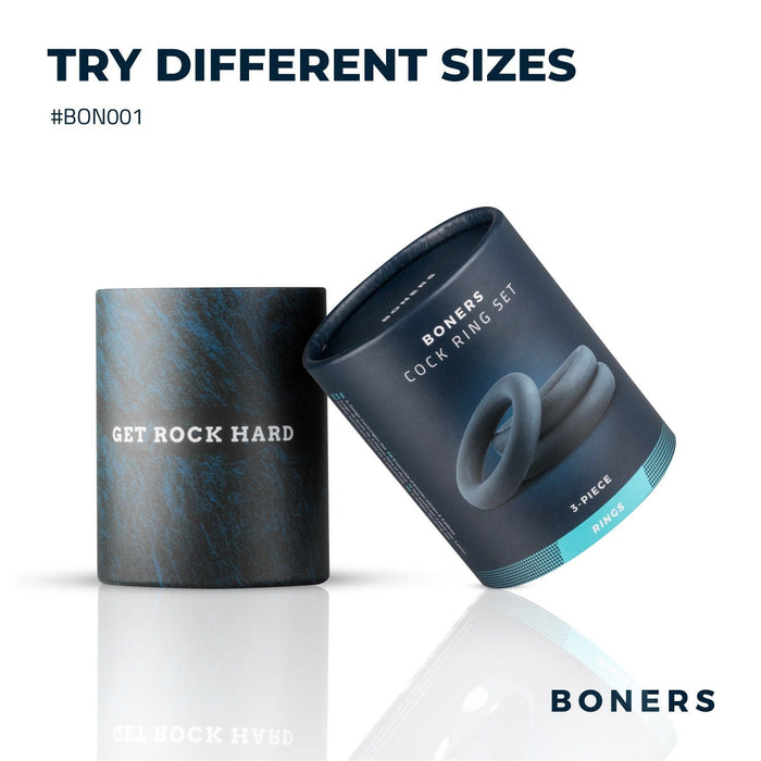 Boners Set Mit 3 Silikon Penisringen