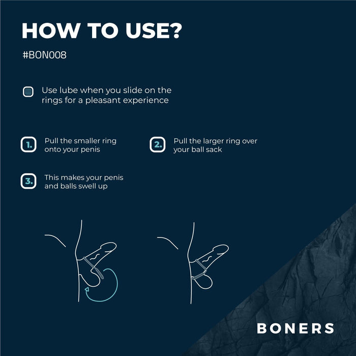 Boners Silikon Penisring & Ballstretcher