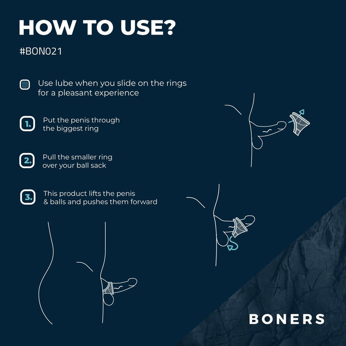Boners 2-In-1 Silikon-Ballstretcher
