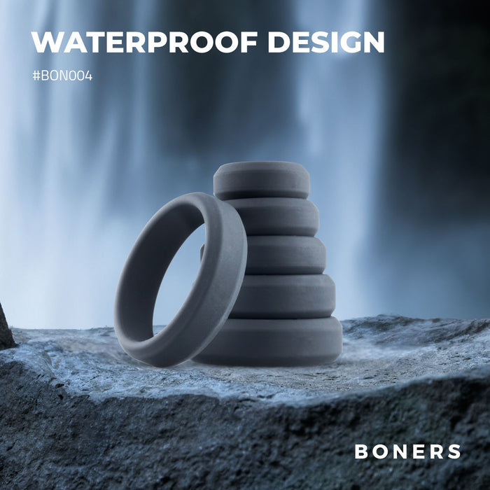 Boners Set Mit 6 Flachen Silikon Penisringen