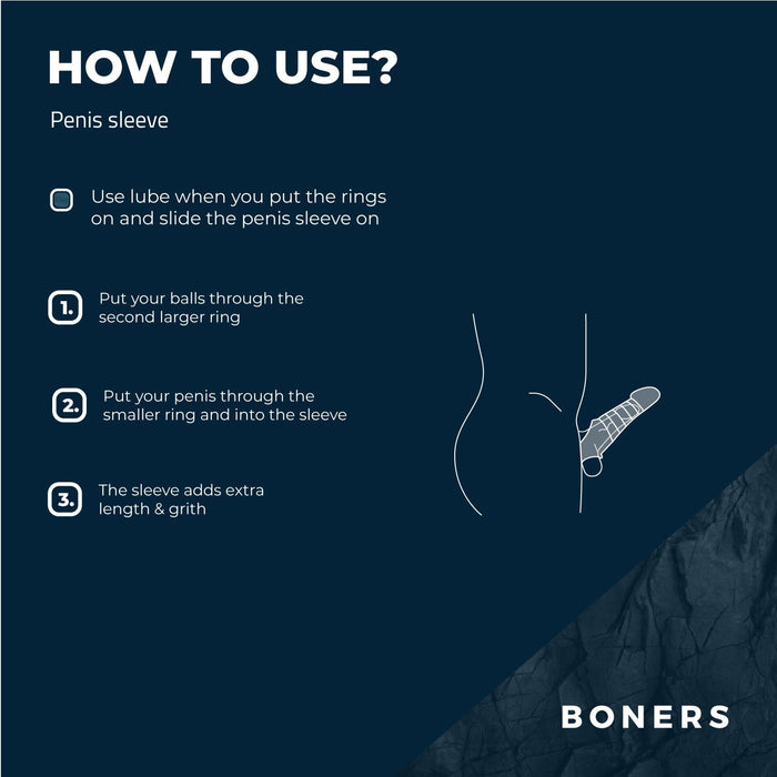 Boners Verstärkende Penishülle 25 cm