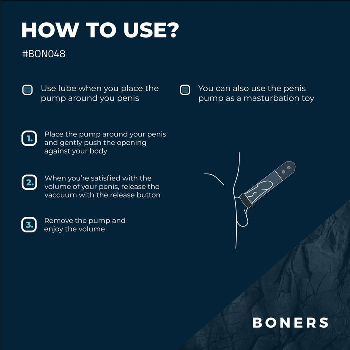 Boners Automatische Penispumpe Mit Masturbator