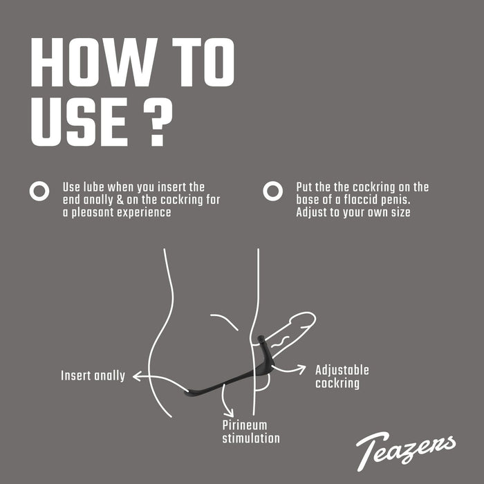 Teazers Tripple Prostata-Vibrator Mit Fernbedienung