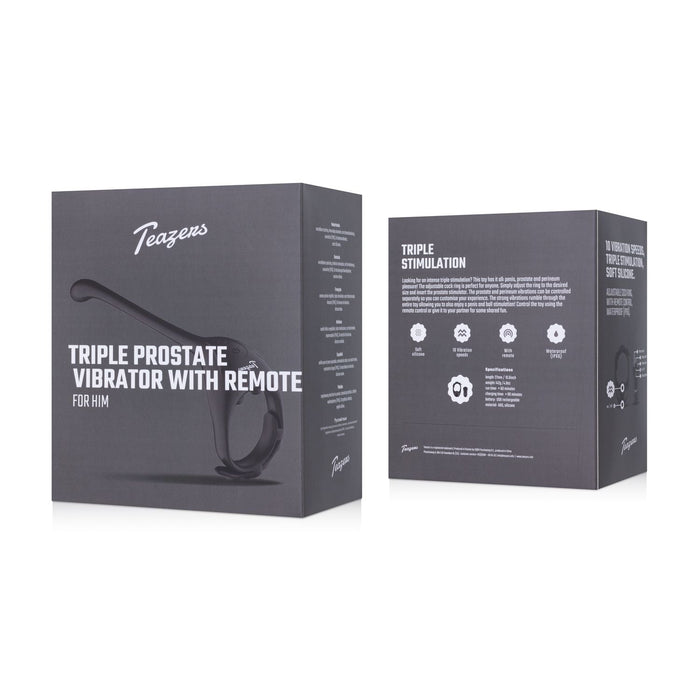 Teazers Tripple Prostata-Vibrator Mit Fernbedienung