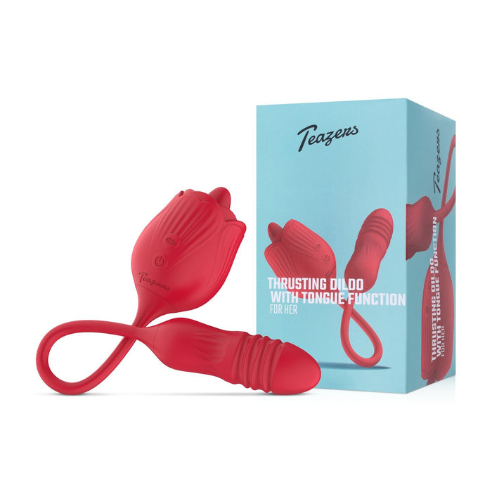 Teazers Stoßender Vibrator Mit Klitorisstimulator