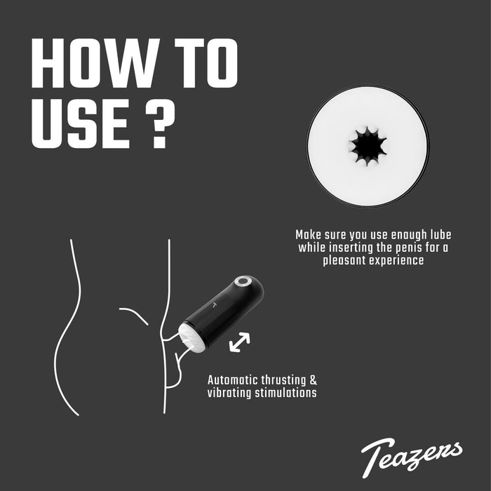 Teazers Automatischer Masturbator Mit Dreifacher Stimulation