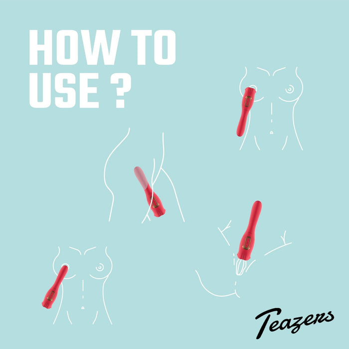 Teazers Vibrator Mit Klitorisstimulierendem Aufsatz