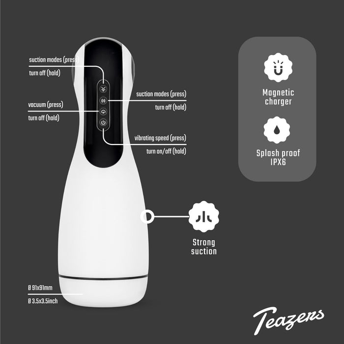 Teazers Automatischer Masturbator Weiß