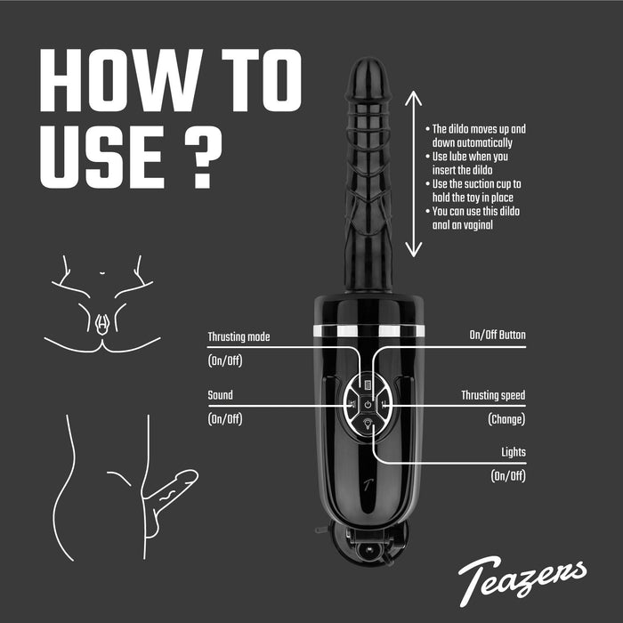 Teazers Stoßvibrator 19 cm
