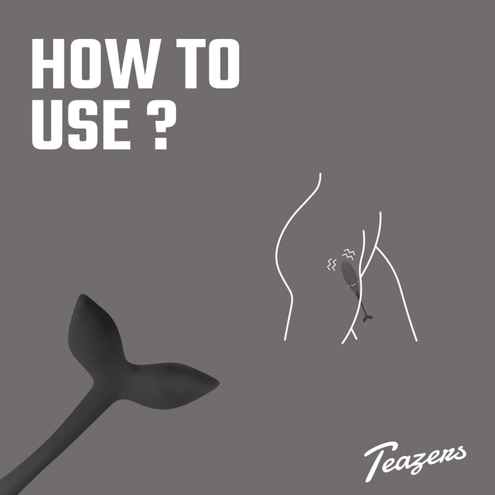 Teazers Vibro-Ei Schwarz