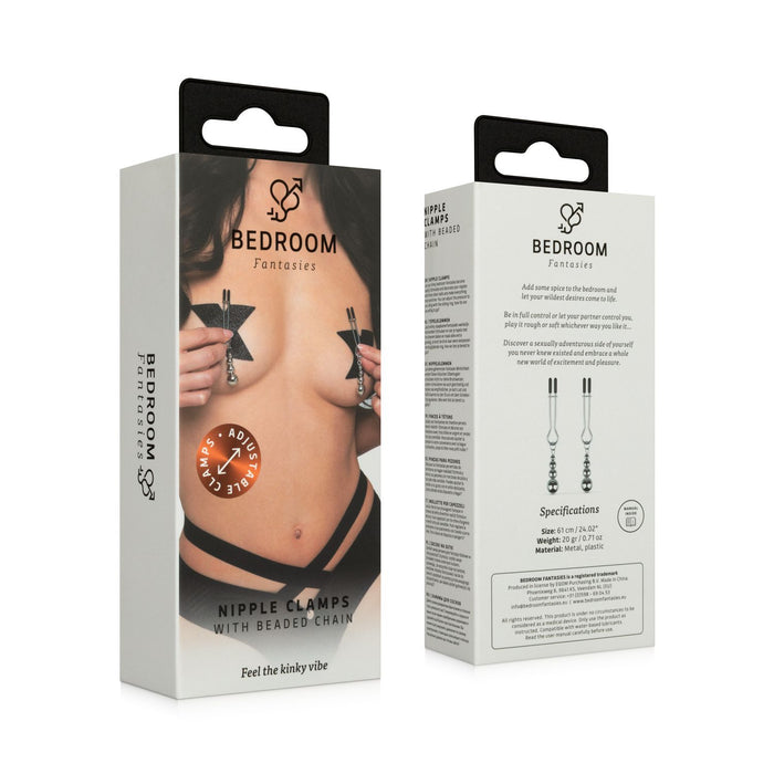 Bedroom Fantasies Brustwarzenklemmen Mit Perlenkette