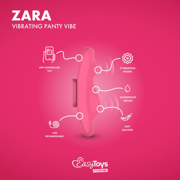 EasyToys Zara Panty Vibrator Mit App