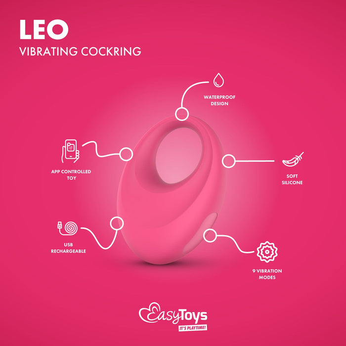 EasyToys Leo Vibrierende Penisring Mit App