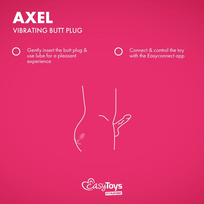 EasyToys Axel Axel Vibrierende Analplug Mit App 10 cm