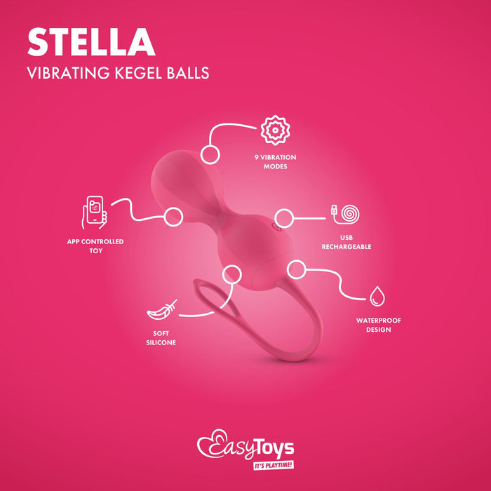 EasyToys Stella Vibrierenden Kegelbälle Mit App