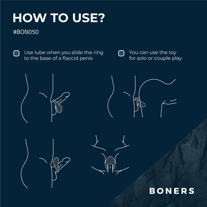 Boners Flexibler Vibrierender Penisring