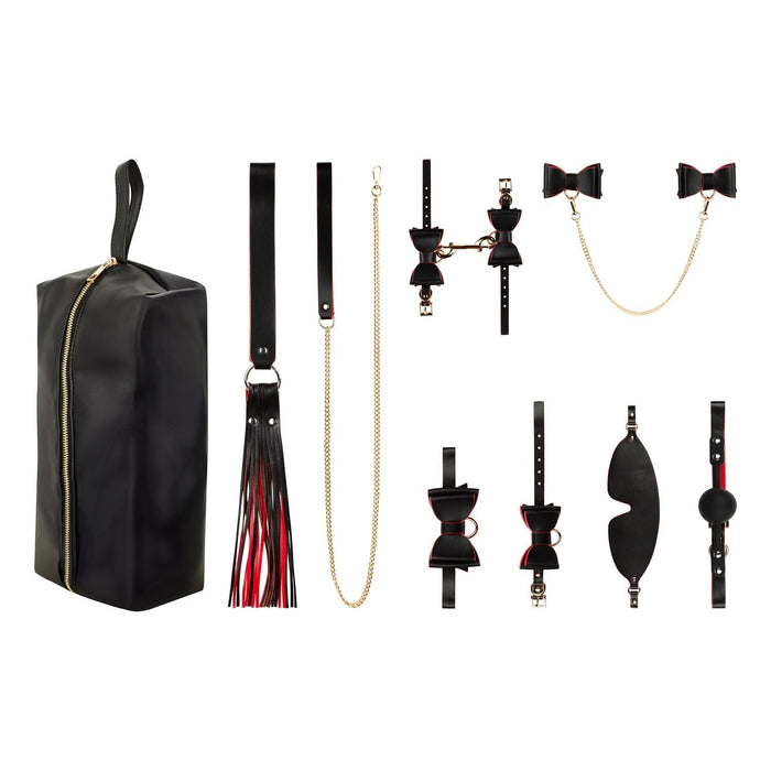 Bedroom Fantasies Crimson & Ebony Bondage-Set