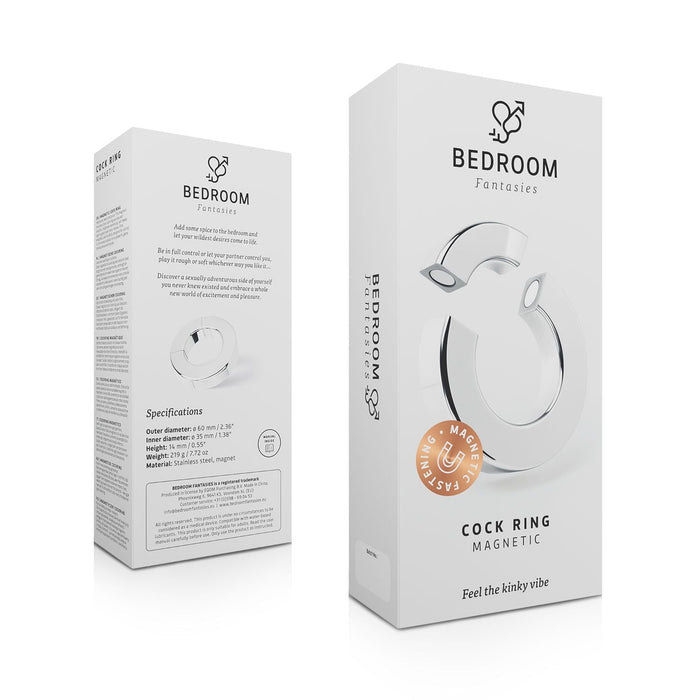 Bedroom Fantasies Magnetischer Cockring Silber