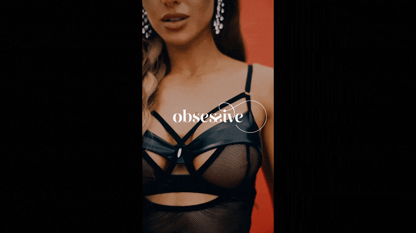 Obsessive Dominna Chemise & String Schwarz
