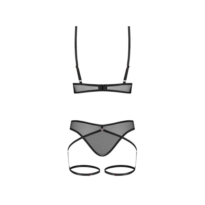 Obsessive Euridia Dessous-Set 2-teilig Schwarz