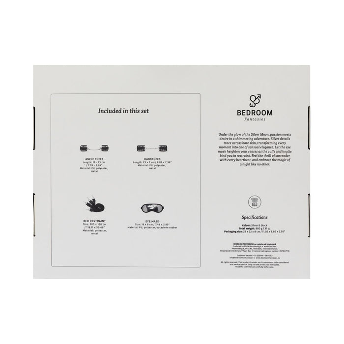 Bedroom Fantasies Silver Moon Bettfessel-Set