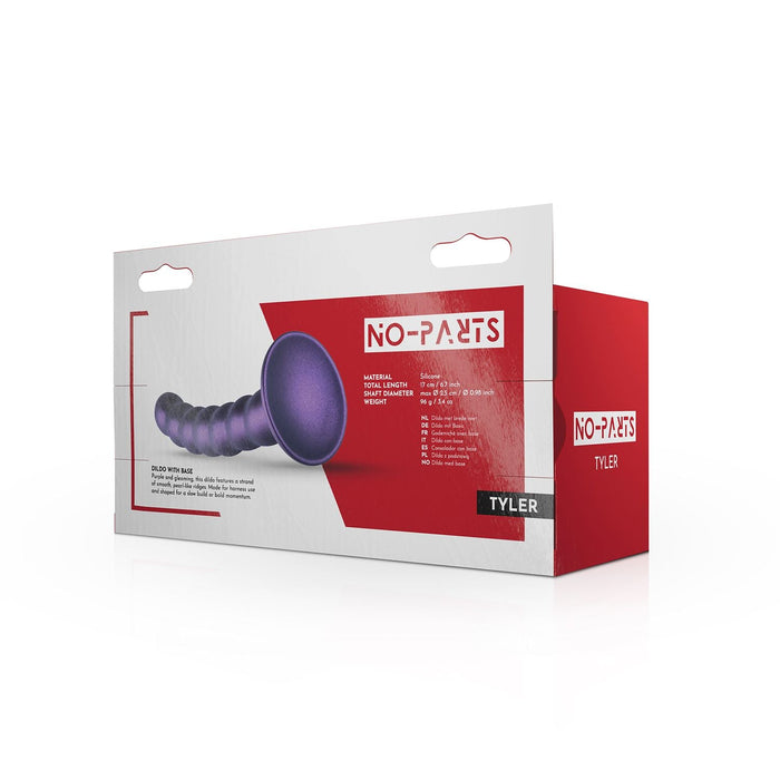 No-Parts Dildo Mit Rippenstruktur 17 cm
