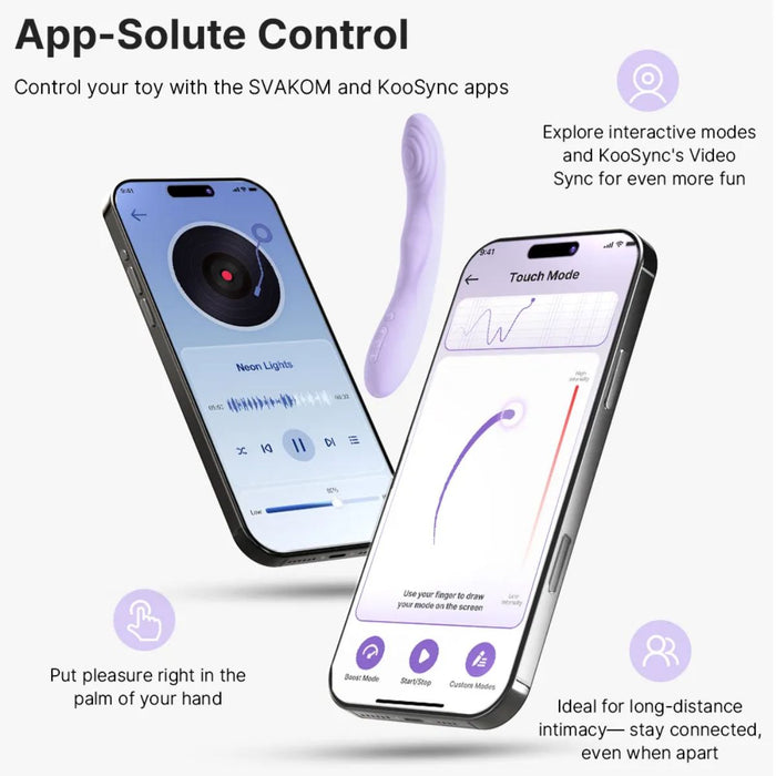 Svakom Selena Beheizbarer G-Punkt-Vibrator Mit App 21 cm