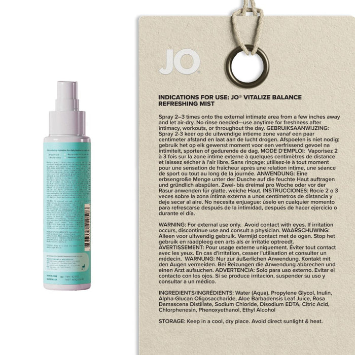 JO Vitalize Balance Erfrischender Intim-Spray 60 ml