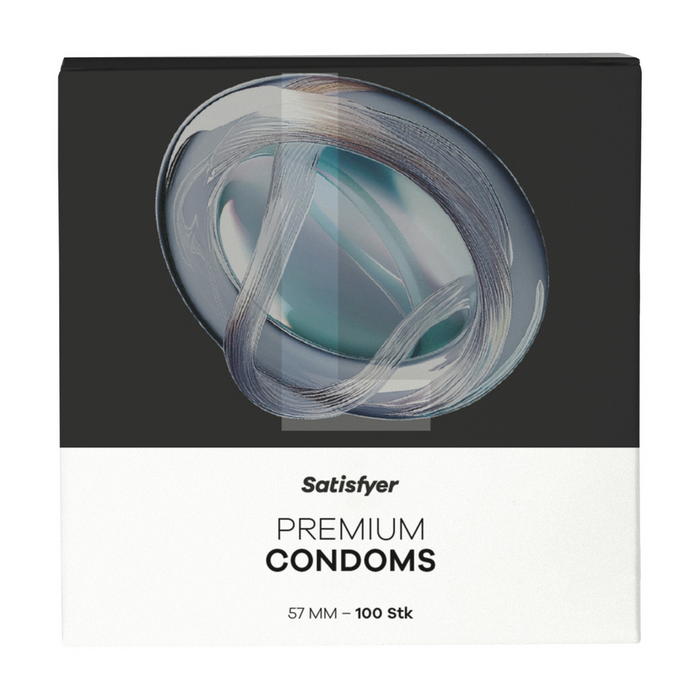 Satisfyer Premium Kondome Größe L (57mm) 100 Stück