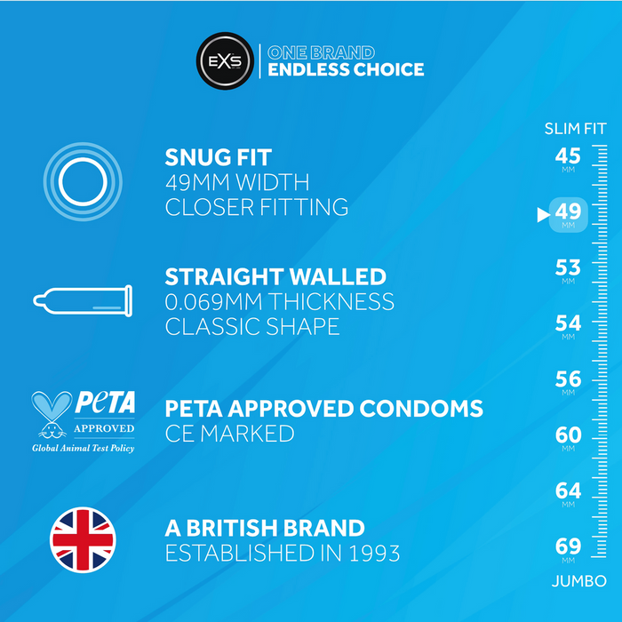 EXS Snug Fit Kondome 48 Stück