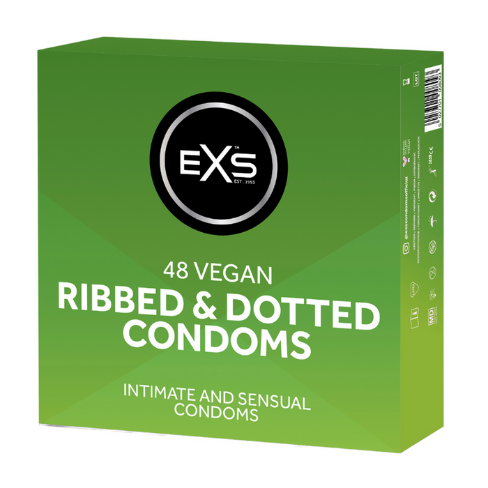 EXS Ribbed & Dotted Kondome 48 Stück